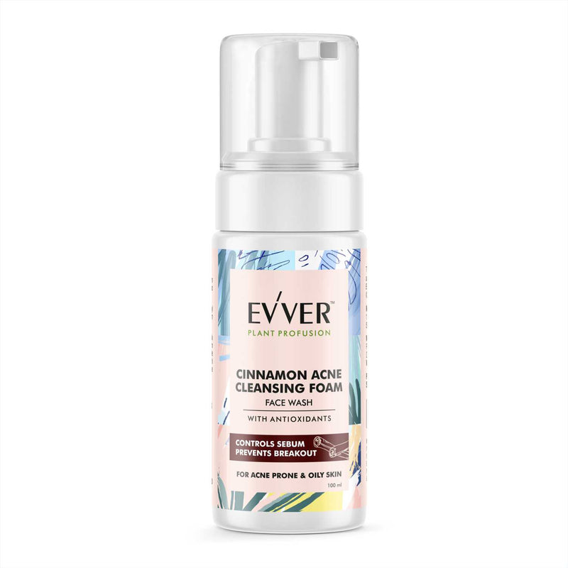Evver Foaming Face Wash - Cinnamon Acne Cleansing Action