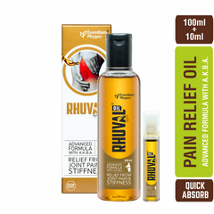 Rhuval Roll on Oil, Joint Pain Oil - 100ml + 10ml