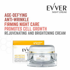 Anti-Aging Night Cream by EVVER - SLS Free, Paraben Free (50g)