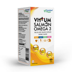 Vittum Salmon Omega 3 Softgels - Fish Oil Capsules