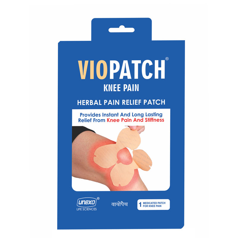 Viopatch for Knee Pain - Herbal Pain Relief Patch (1 Patch Pack)