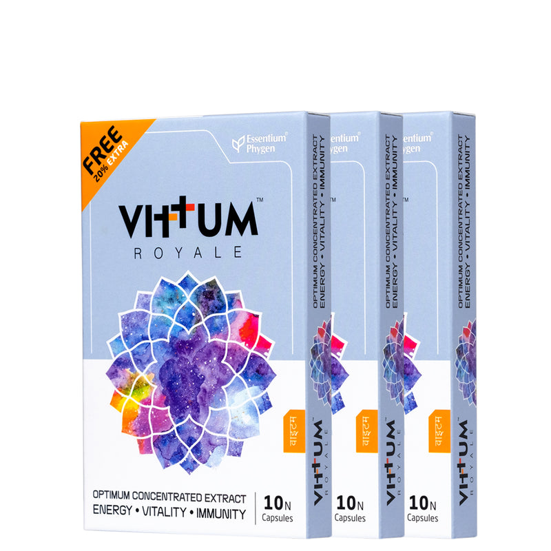 Energy Tablet for Men - Vittum Royale Big Pack (60 Capsules)
