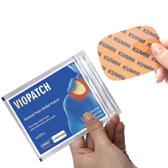 Viopatch for Neck and Shoulder Pain - Herbal Pain Relief Patch (10 Large Patches)