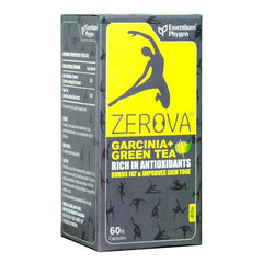 Green Tea Capsules by ZEROVA (60 Capsules with Green Tea Extract)